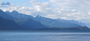 Pohled na Lyngenfjord